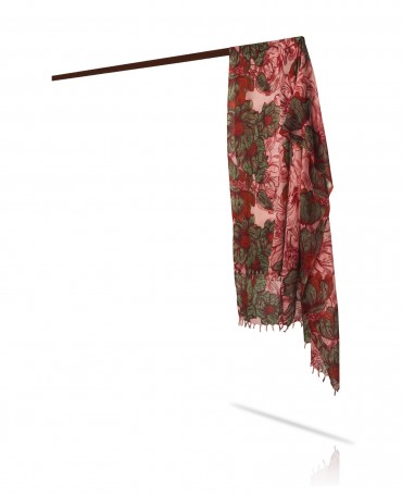 Палантин Женский W40-FLEUR.LINEARE/ROSE.CL